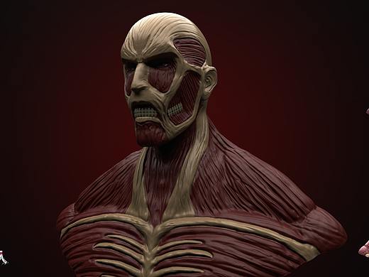 进击的巨人-超大型巨人（个人主页-ZNTI2OTcyNTY=） - 人物/生物 - 站酷设计师奥斯卡design原创素材 - 站酷ZCOOL