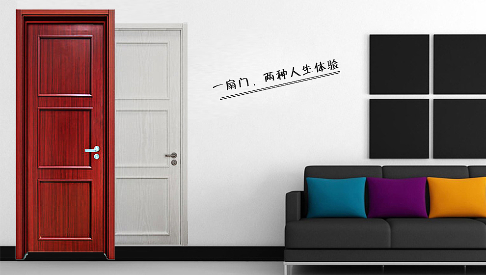 实木门有banner|平面|海报|不爱说话的麻雀_原创作品-站酷zcool