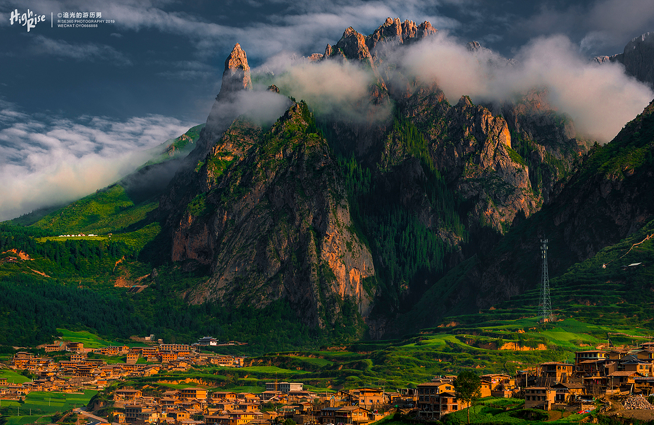 扎尕那的清晨（图ZMTY5MDUzMzcy） - 风光摄影 - 站酷设计师牵马远逸原创素材 - 站酷ZCOOL