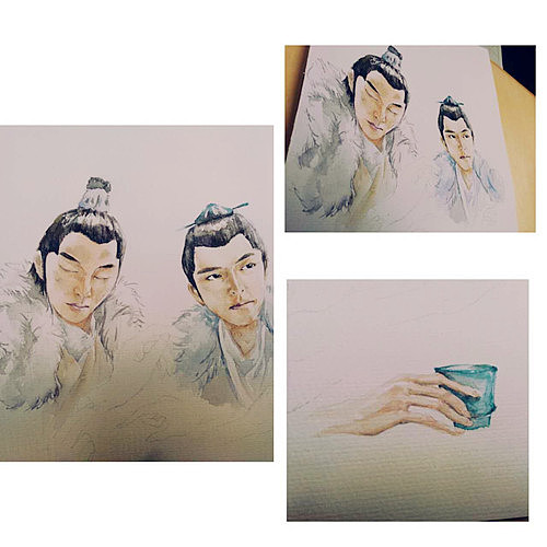 俯首江左有梅郎——《琅琊榜》（图ZMzYxMzM3MDg=） - 绘画 - 站酷设计师还是快快快快跑吧原创素材 - 站酷ZCOOL