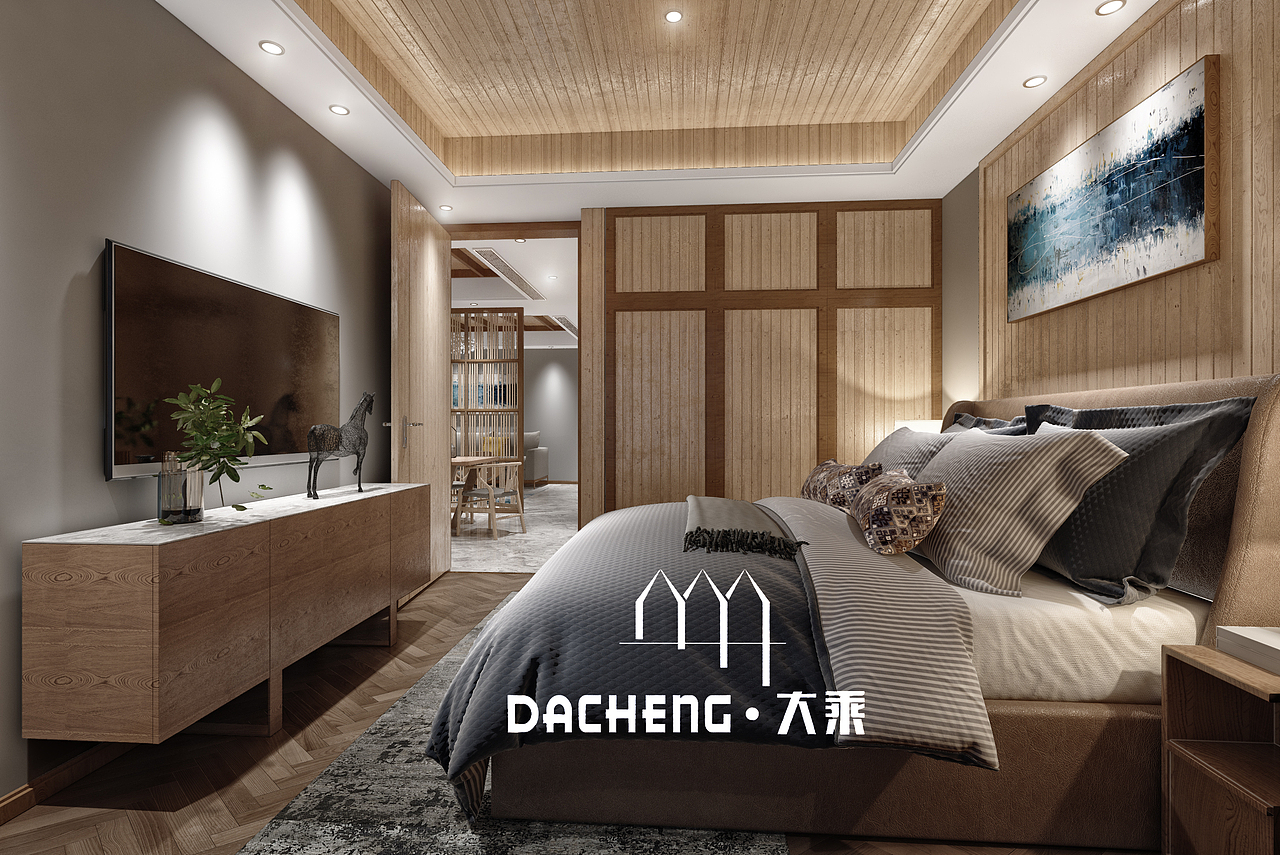 木色空间（图ZOTQ3ODcxNjQ=） - 建筑/空间 - 站酷设计师图匠室内可视化原创素材 - 站酷ZCOOL