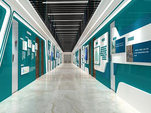 医院走廊文化墙设计