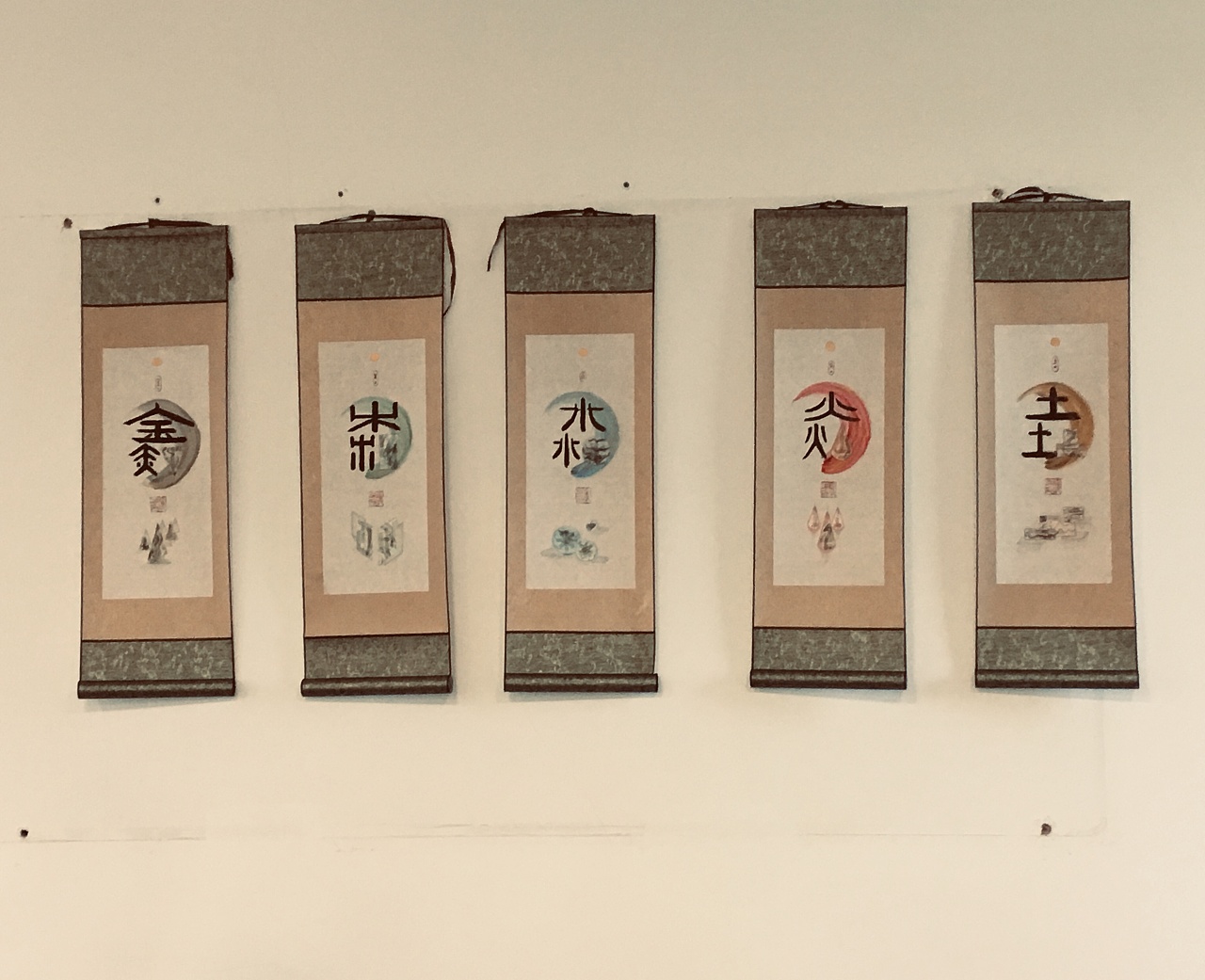 水墨再设计 之 五行|纯艺术|绘画|hisunlo - 原创作品 - 站酷 (zcoll