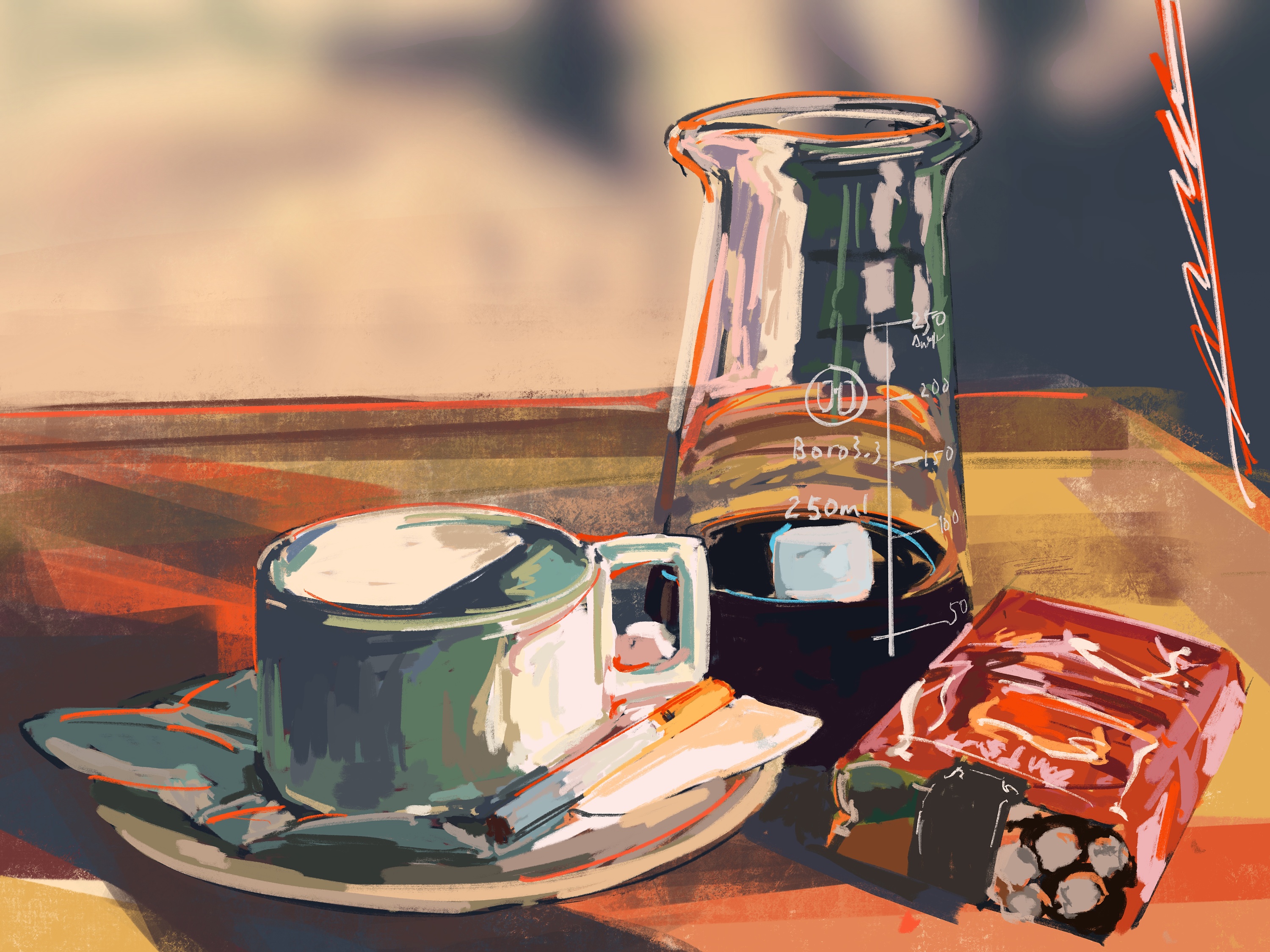 板绘procreate静物写生