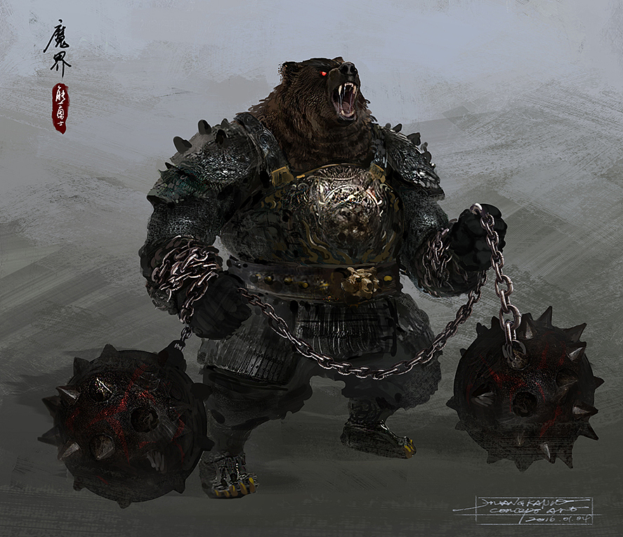 《二郎神战纪》前期概念图（角色篇）（图ZMTI0MTM5MjIw） - 概念设定 - 站酷设计师陶字辈原创素材 - 站酷ZCOOL