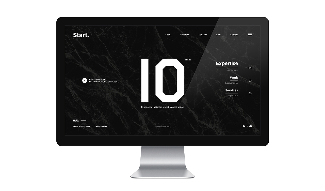 网页设计公司十周年（图ZOTM1MzQ1NjQ=） - 企业官网 - 站酷设计师大刀咔咔原创素材 - 站酷ZCOOL