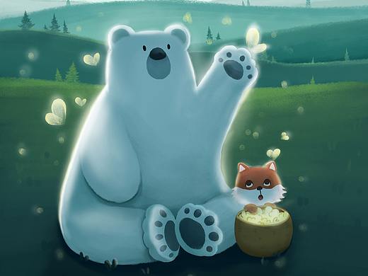 北极熊与狐狸