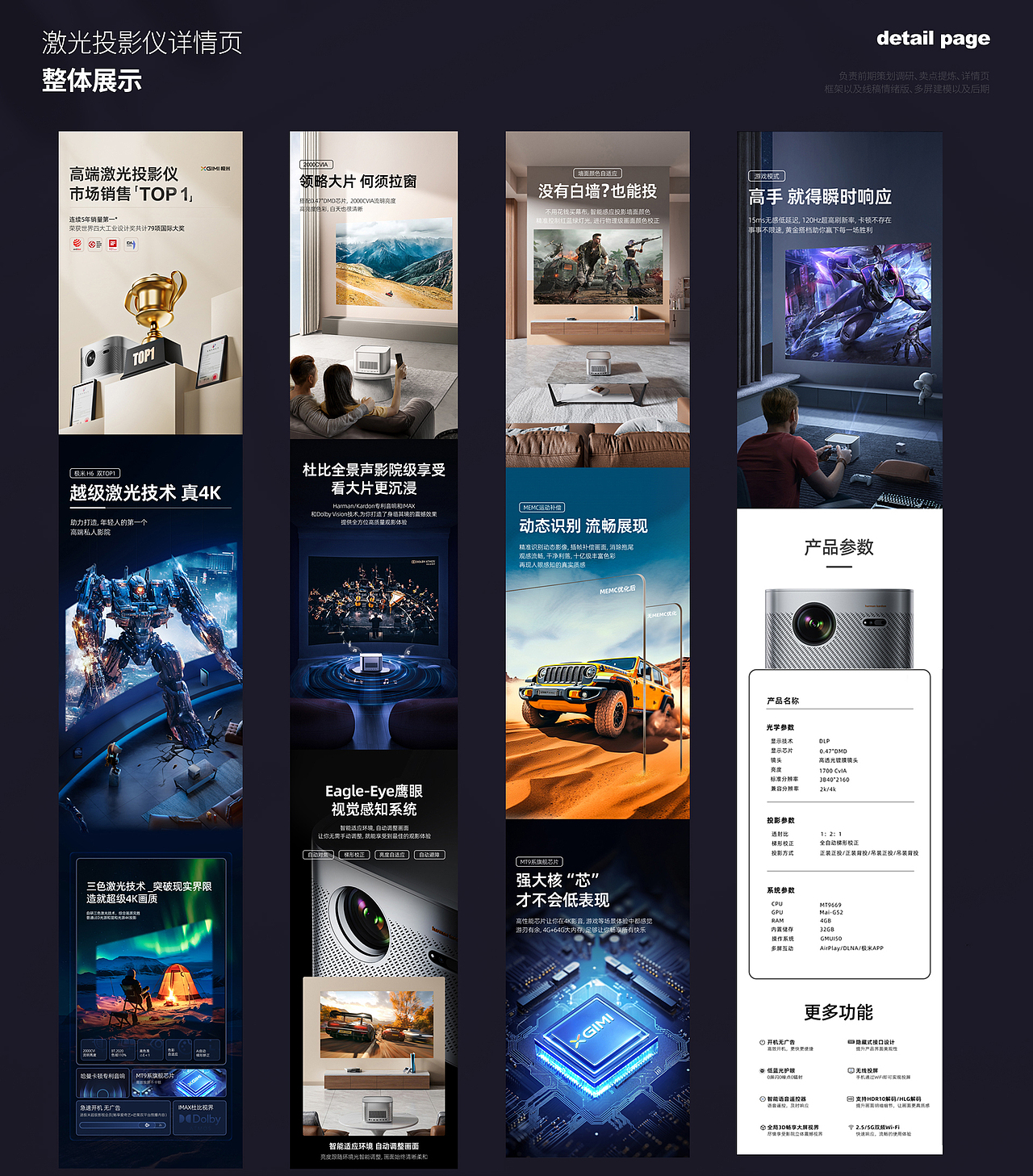 电商设计 | 投影仪详情页全案（图ZMzYxOTY5NTky） - 电商 - 站酷设计师Soboring原创素材 - 站酷ZCOOL