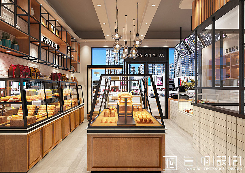 烘焙店设计|北京顺义_尚品喜达烘焙店设计