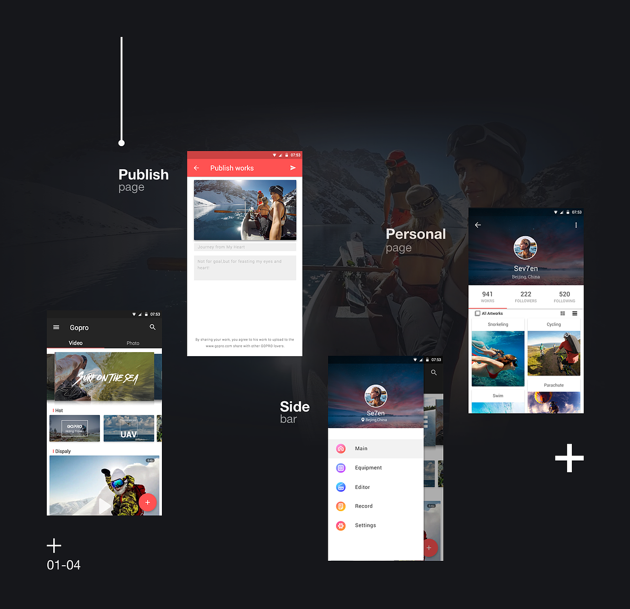 Gopro APP Design For Android(Material Design)