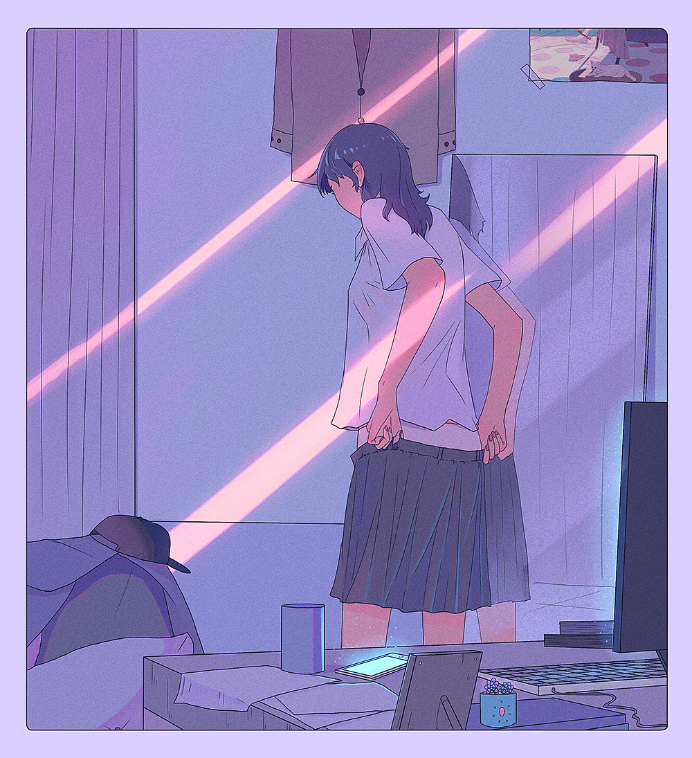 【插画】女孩的颜色（图ZMTU1OTc3MDcy） - 商业插画 - 站酷设计师MORNCOLOUR原创素材 - 站酷ZCOOL