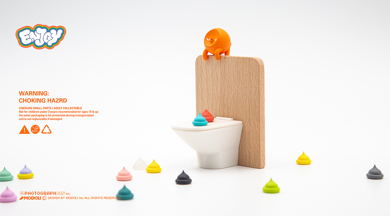 POP MART X MODOLI ENJOY系列盲盒细节展示