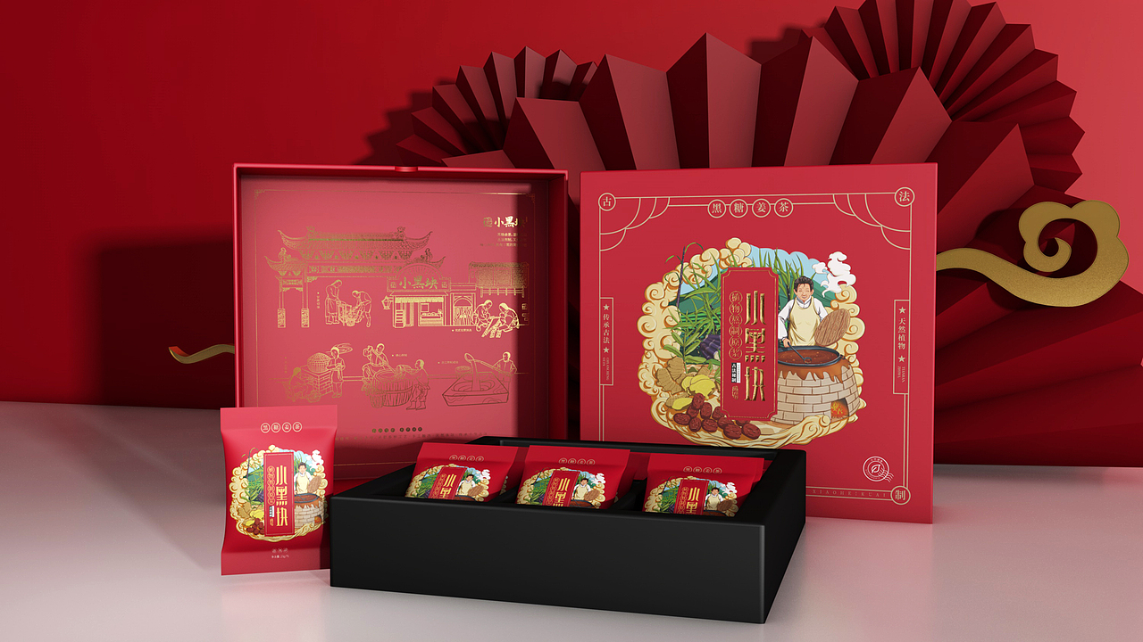 【苏写未来案例分享】小黑块 黑糖姜茶（图ZMjAxNzc2Njky） - 包装 - 站酷设计师苏写未来策划设计原创素材 - 站酷ZCOOL