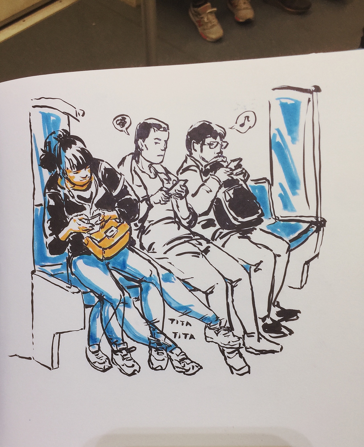 速写本许久以后的整理壹