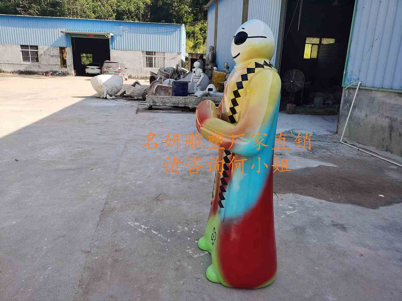 佛门景观装饰玻璃钢和尚造型雕塑抽象道士人物喷绘摆件（图ZMjI5NjQ3MDA0） - 雕塑 - 站酷设计师美陈艺术雕塑原创素材 - 站酷ZCOOL