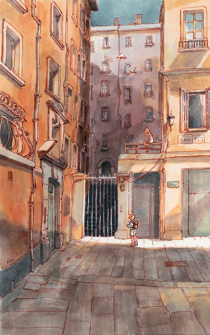 一些光影节奏-马克笔