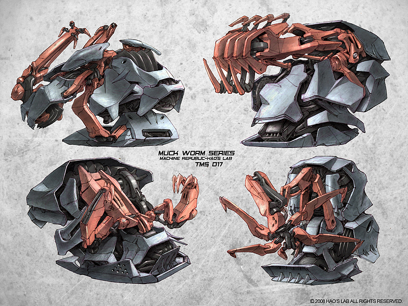 C9的机械设定-垃圾虫（图ZMjY0NTI0NjA=） - 概念设定 - 站酷设计师c9space原创素材 - 站酷ZCOOL