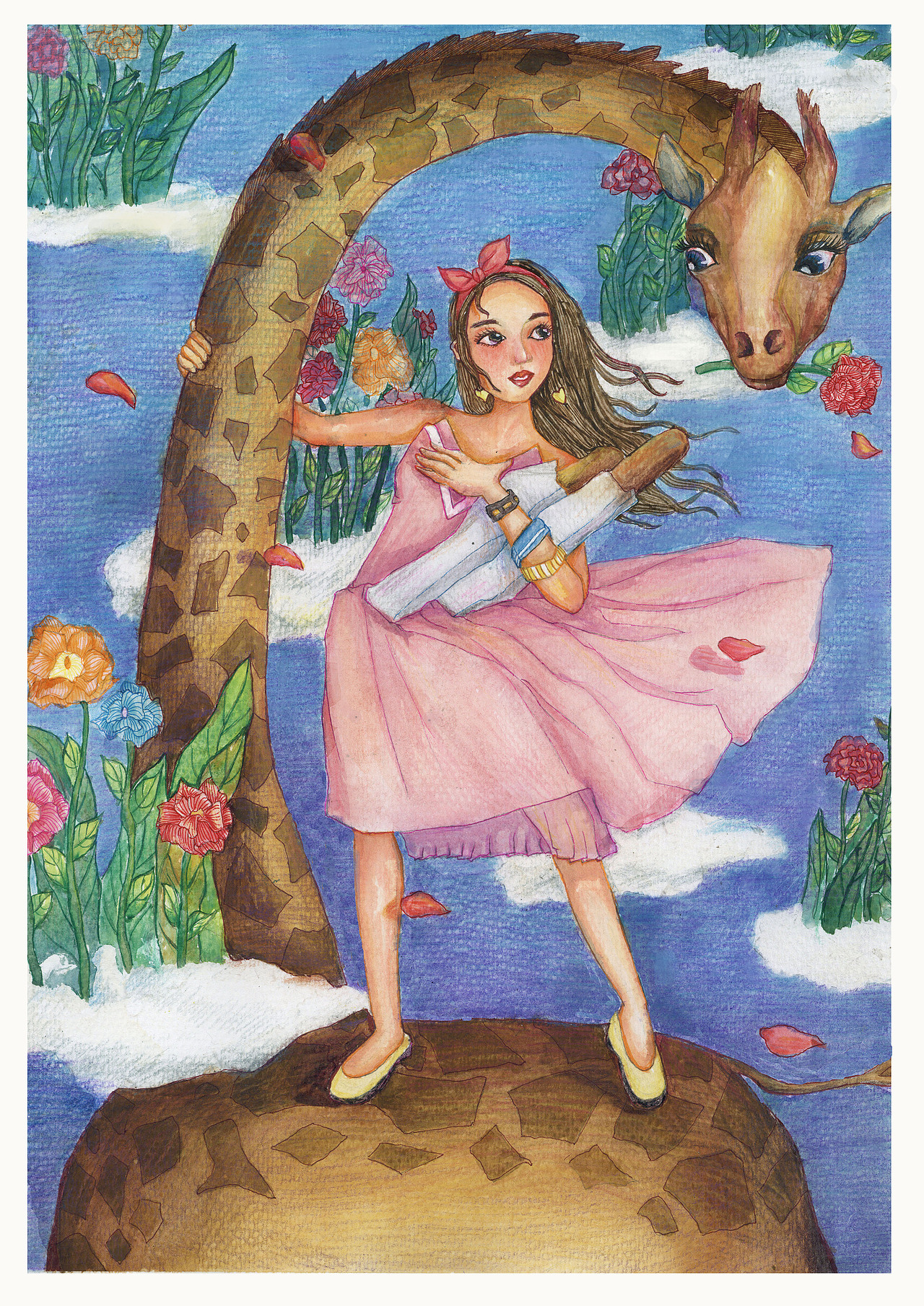 《我的生活》系列插画设计 毕业设计（图ZODE0NDkzOTI=） - 商业插画 - 站酷设计师霏霏阿霏原创素材 - 站酷ZCOOL