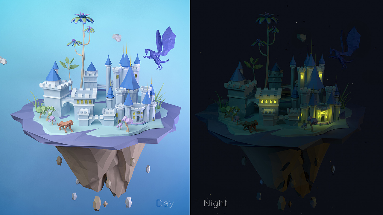 日常练习-低多边形