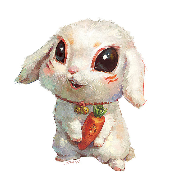 【萌宠by雪娃娃】怎么可以次兔兔|插画|商业插画|雪娃娃童画_原创作品