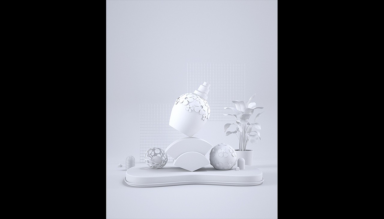 产品建模-渲染-莫杰雏菊梦境（图ZMTYzMDg1OTA0） - 场景 - 站酷设计师学着飞翔1原创素材 - 站酷ZCOOL