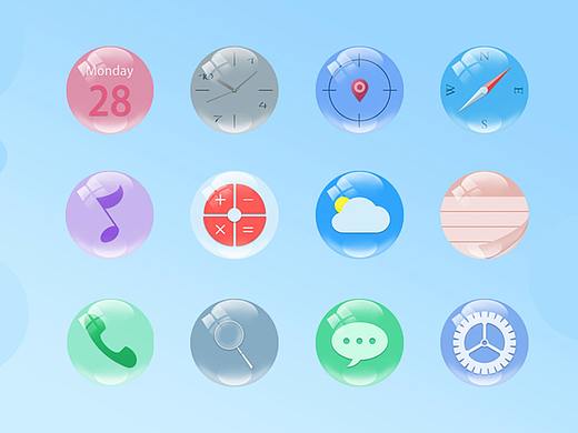 水晶icon再设计