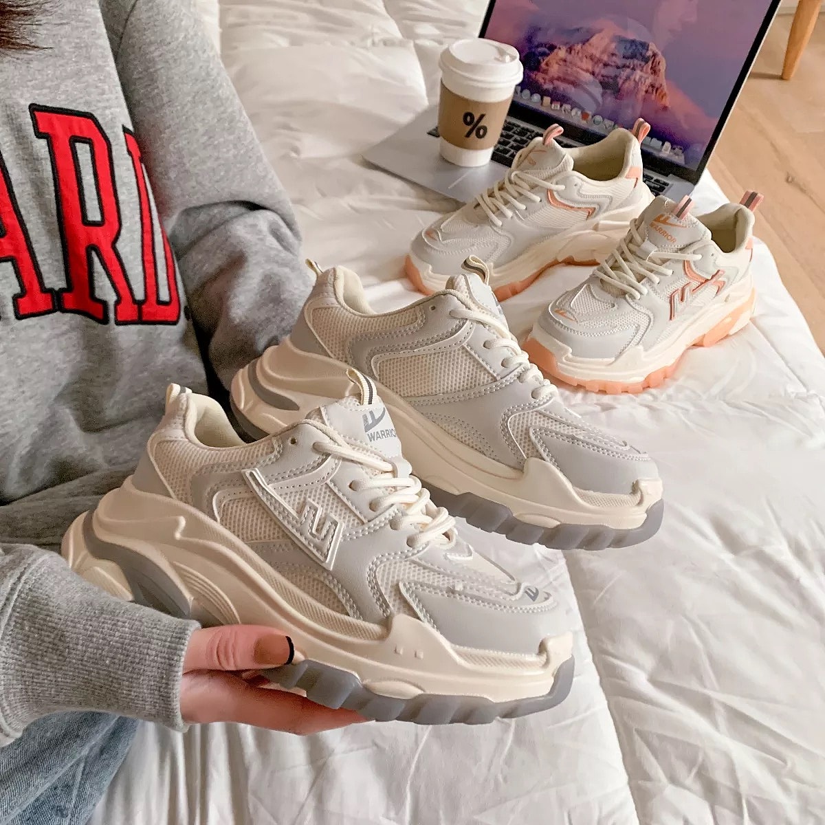 回力少女风 店主风女鞋拍摄