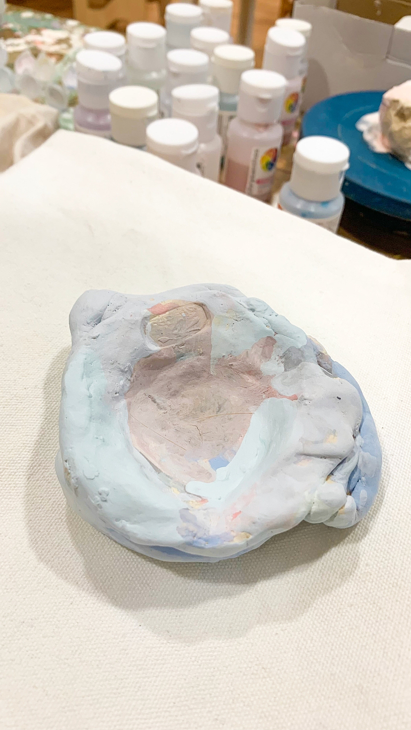 艺术课堂|陶泥·立体造型器皿之泥浆的运用