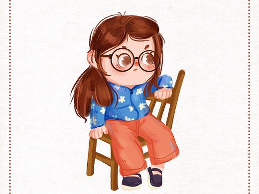 可爱小女孩 人物画法 | 附步骤