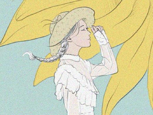 鲜花花语插画设计