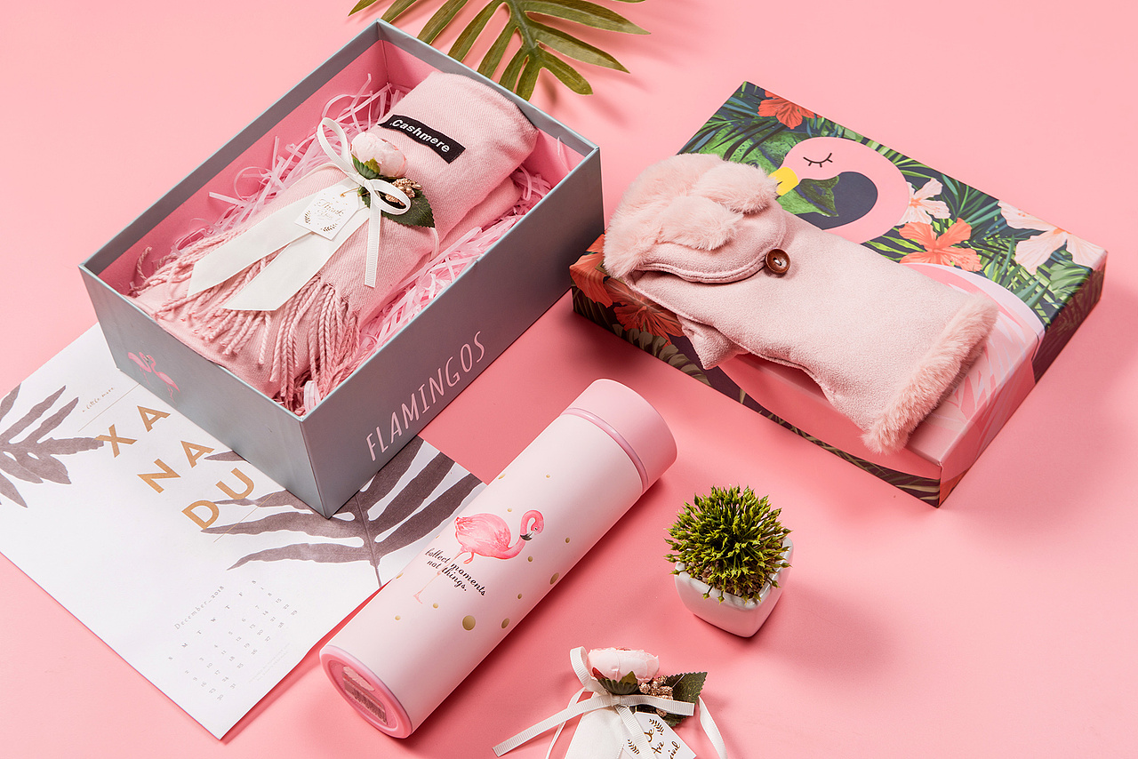 火烈鸟礼盒产品摄影