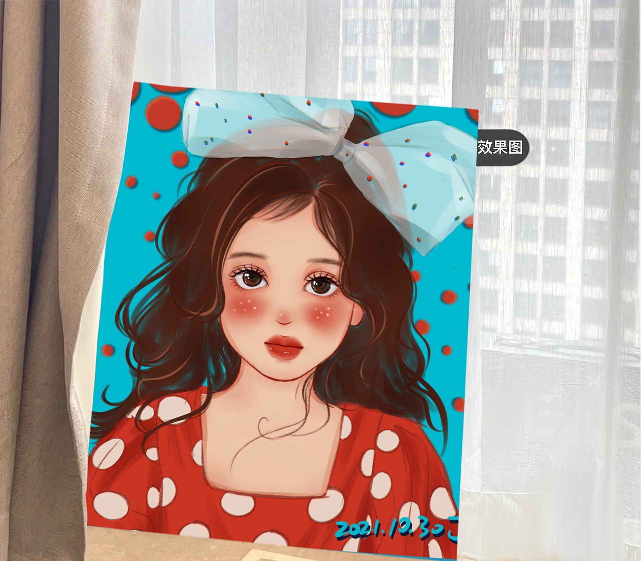 新的画风，大家喜欢吗💕个人风格慢慢形成啦！