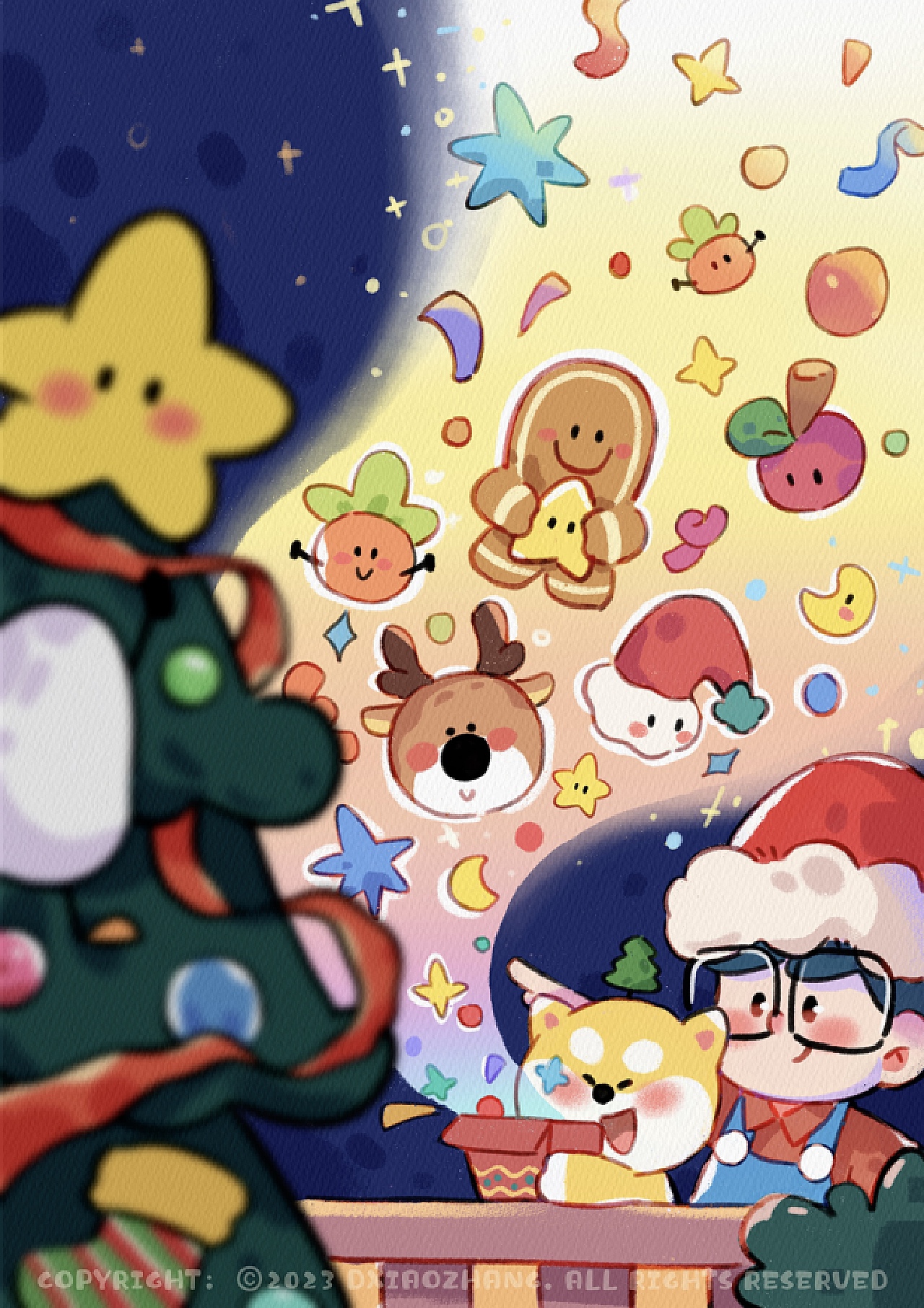 Merry Christmas🎄_D笑长-站酷ZCOOL