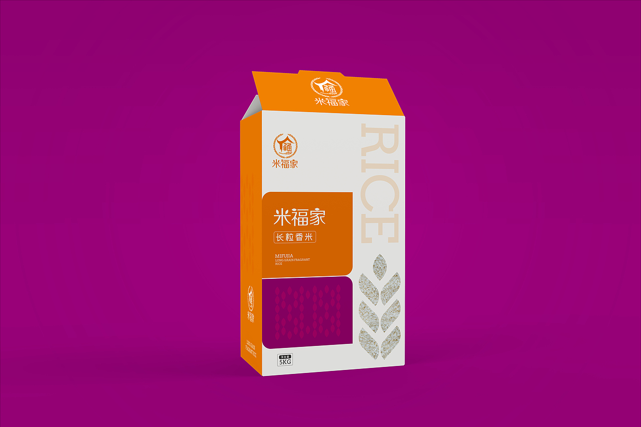 米福家大米包装设计