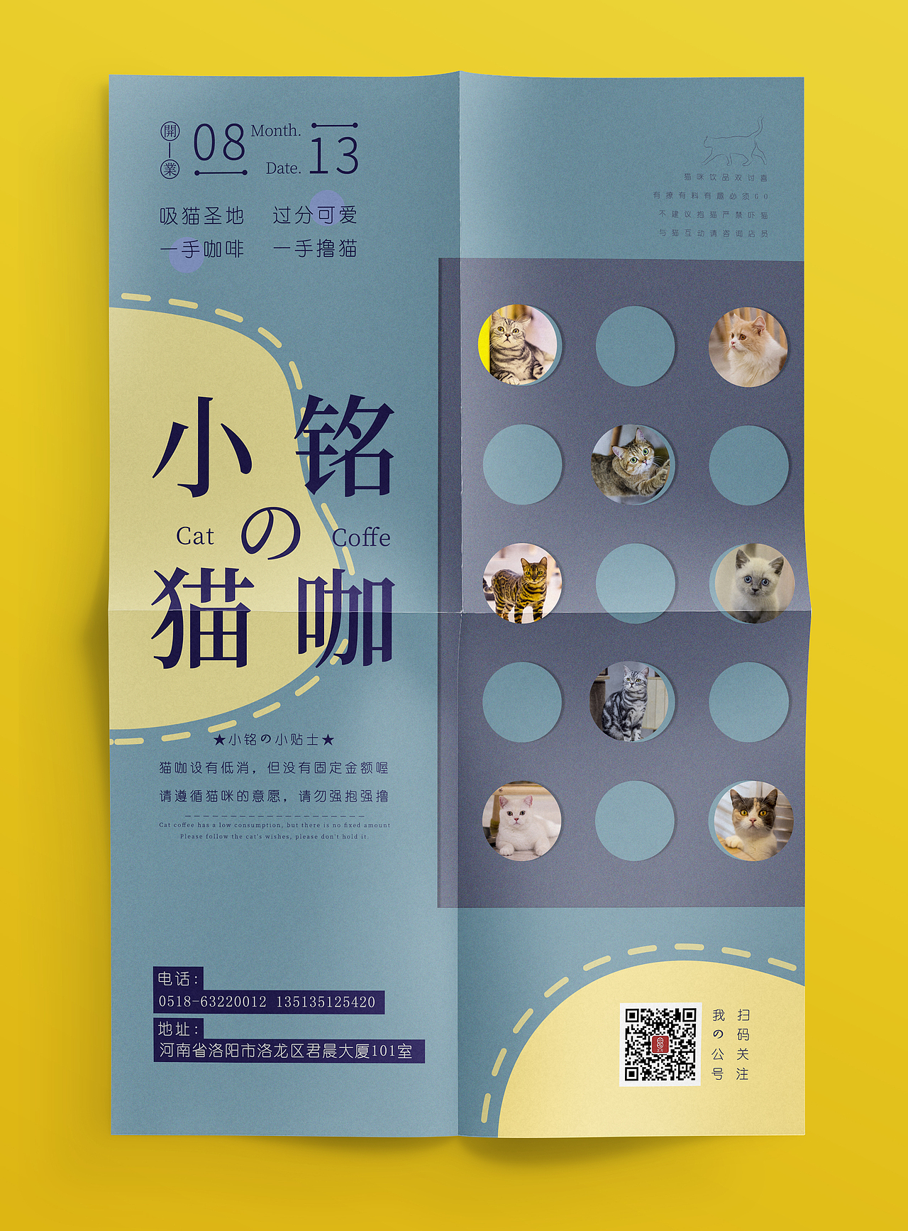 举报18分享原创作品平面海报猫咖猫咖海报猫咪猫咪海报旅游宣传单