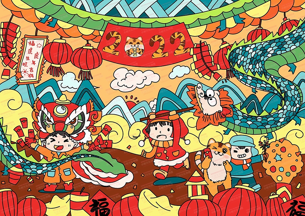 中小学生电脑绘画作品创作制作