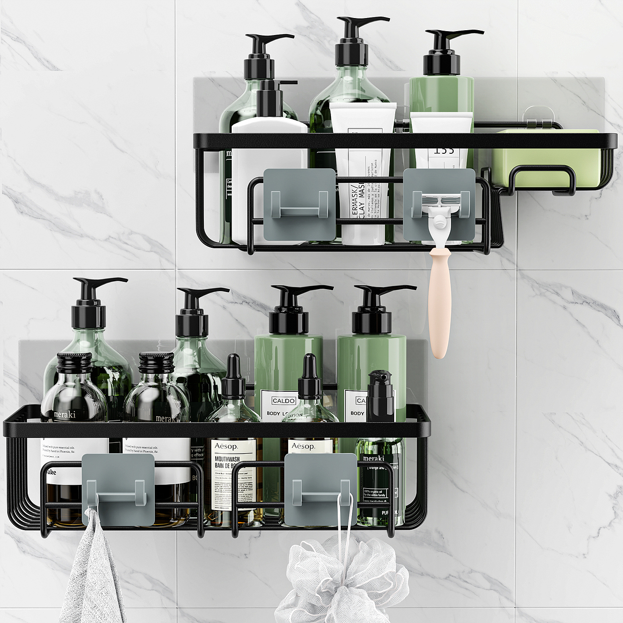 浴室收纳架&亚马逊主图设计（图ZMjkxNzUwMTky） - 产品 - 站酷设计师7GE7原创素材 - 站酷ZCOOL