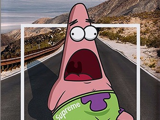 可物手机壳设计-派大星潮图