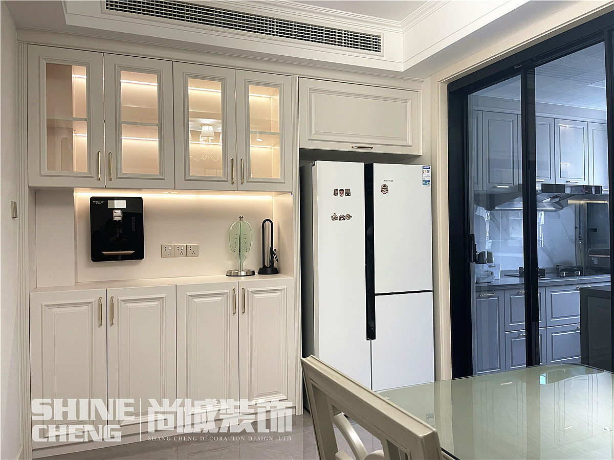 泰安普照佳苑138平美式风格装饰设计实景案例