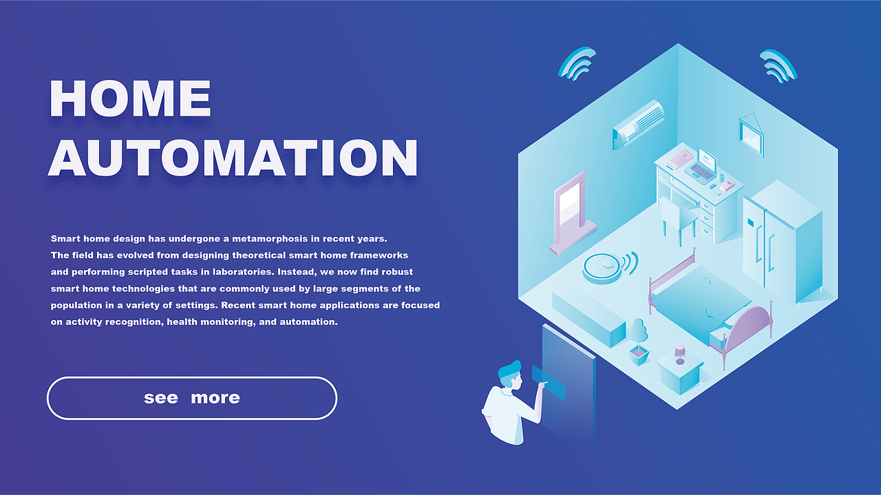 智能家居动态插画（图ZMTIwNjE3NTM2） - 动效设计 - 站酷设计师广告pioneer原创素材 - 站酷ZCOOL