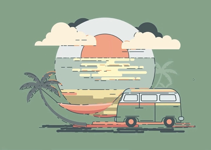 平面矢量插画练习（图ZMjMyODIzOTE2） - 创作习作 - 站酷设计师七乘一原创素材 - 站酷ZCOOL