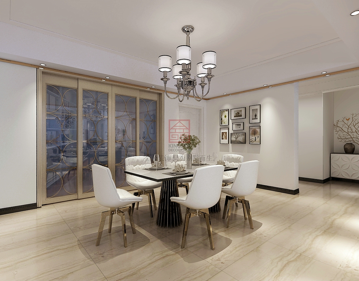 御河上院5#151平米现代风格装修效果图