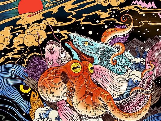 临摹Rlon Wang（王荣亮老师）作品