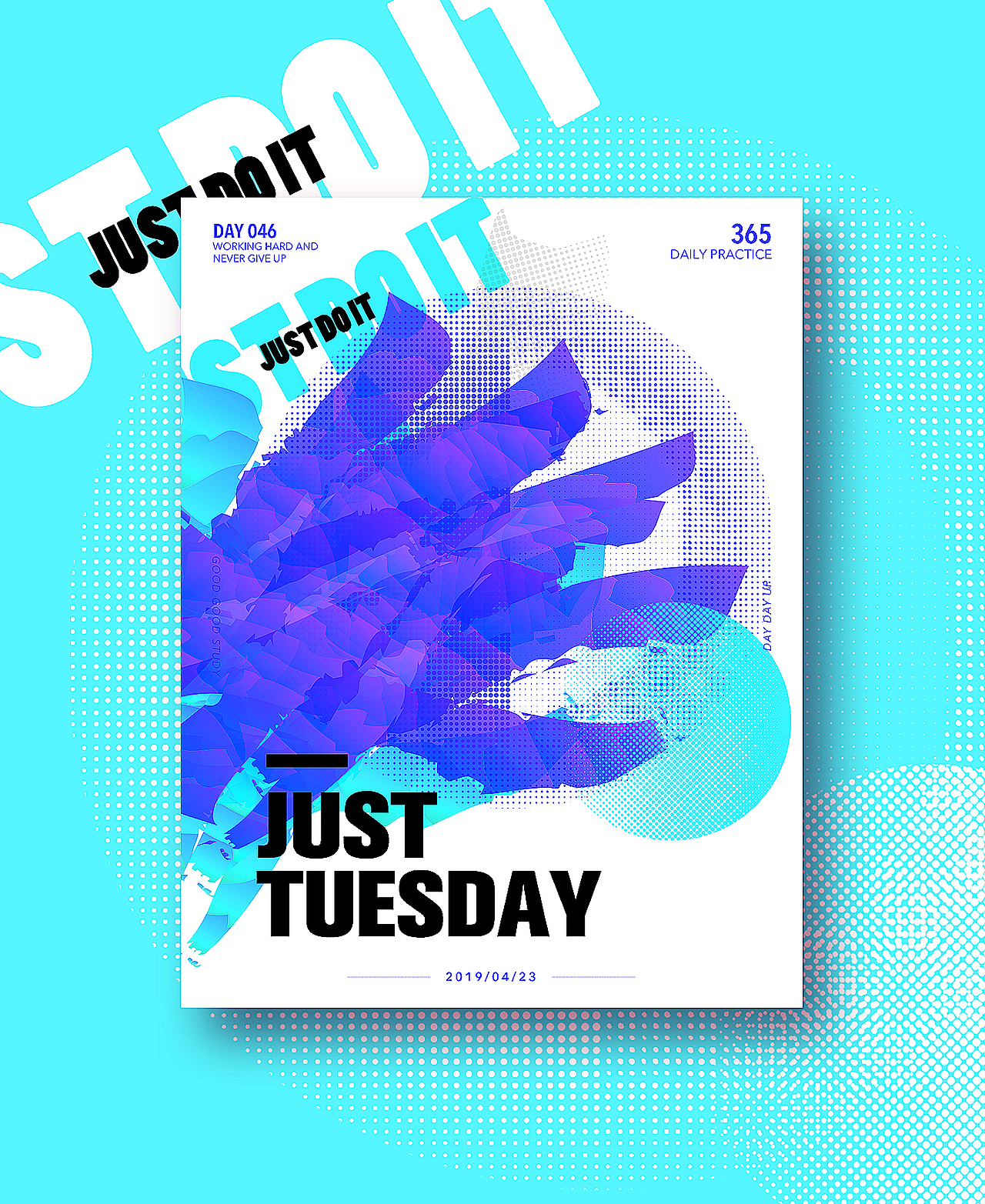 【每日设计】未来主义海报设计