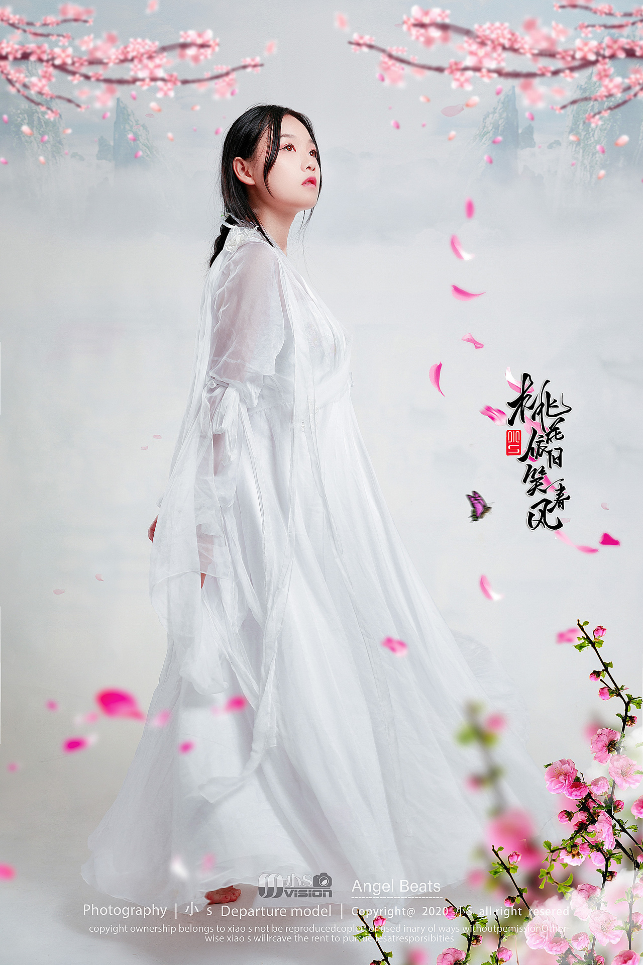 三生三世十里桃花（圖ZMjI5OTMwMjQ4） - 人像攝影 - 站酷設(shè)計(jì)師小S視覺原創(chuàng)素材 - 站酷ZCOOL