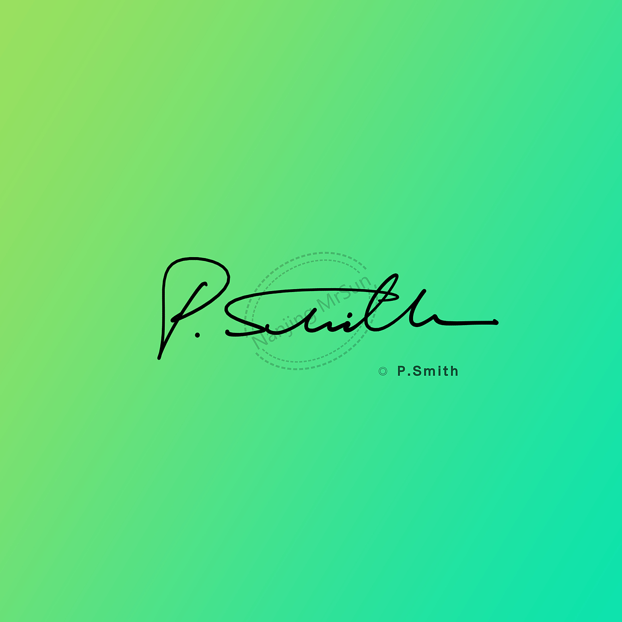 Some new signatures created for Mr. P Smith