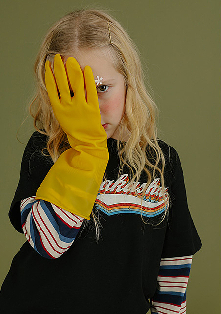 美国美少女童装平面