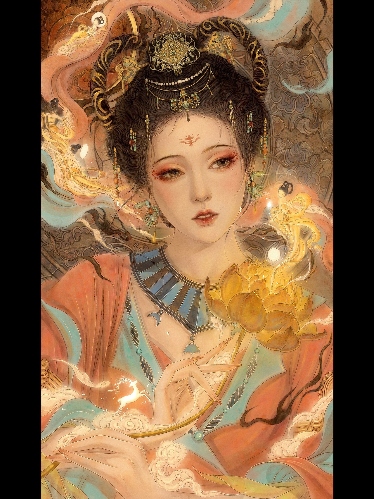 一梦入敦煌（图ZMjk5MDA4MzQ0） - 商业插画 - 站酷设计师熙往原创素材 - 站酷ZCOOL