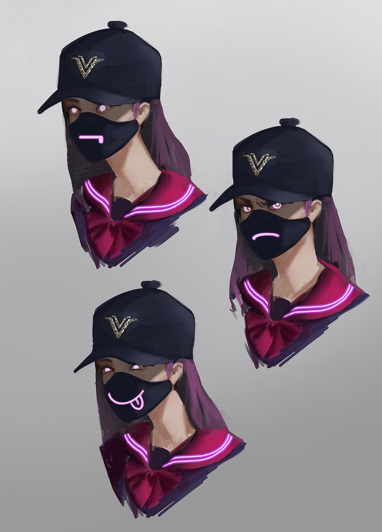 9号jk服少女（图ZMjE3NjgzOTI0） - 游戏原画 - 站酷设计师尤涑镔原创素材 - 站酷ZCOOL