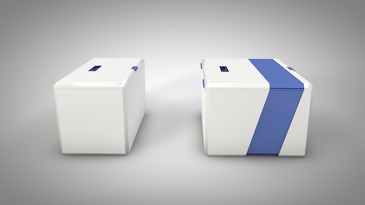 工业设计新概念快递智能盒